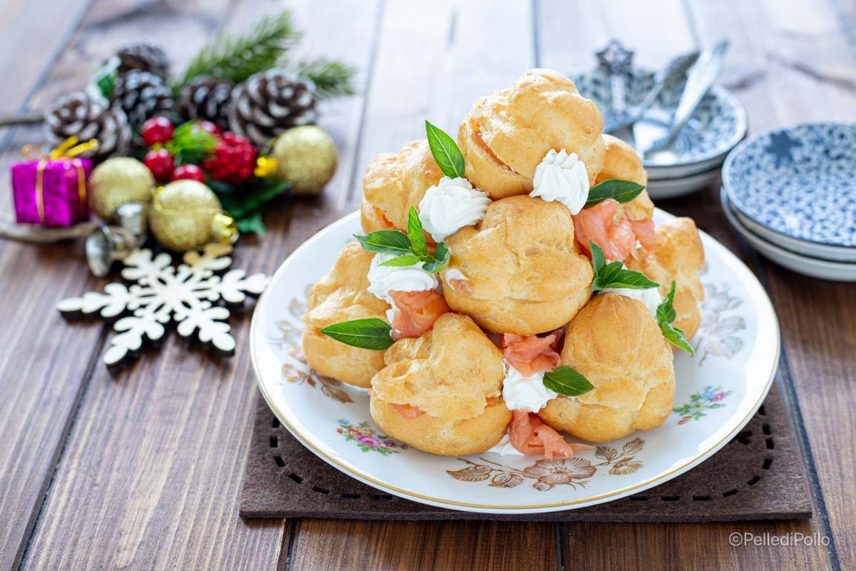 Profiterol salado