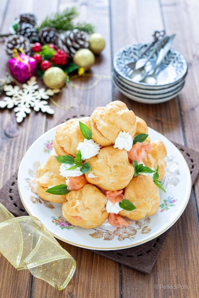 profiteroles salados