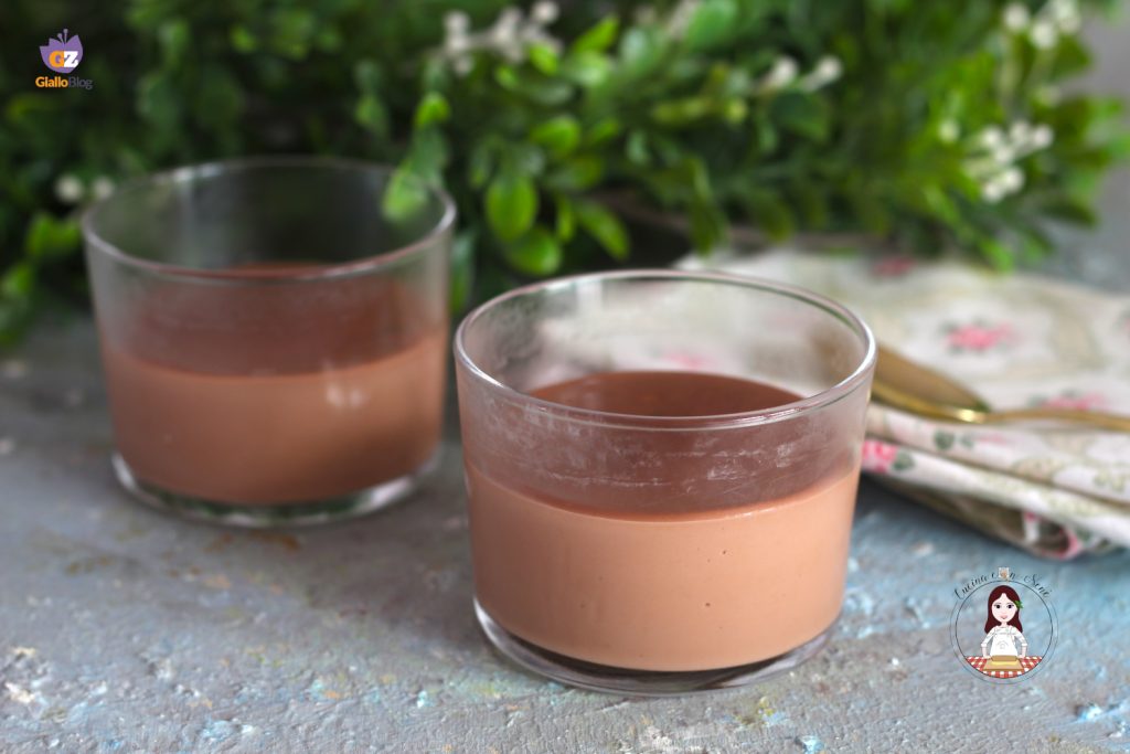 Pudin de chocolate con leche