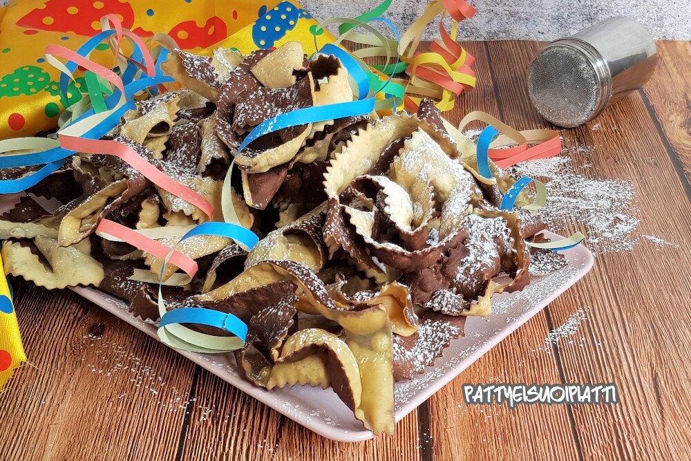 frappe de carnaval bicolor