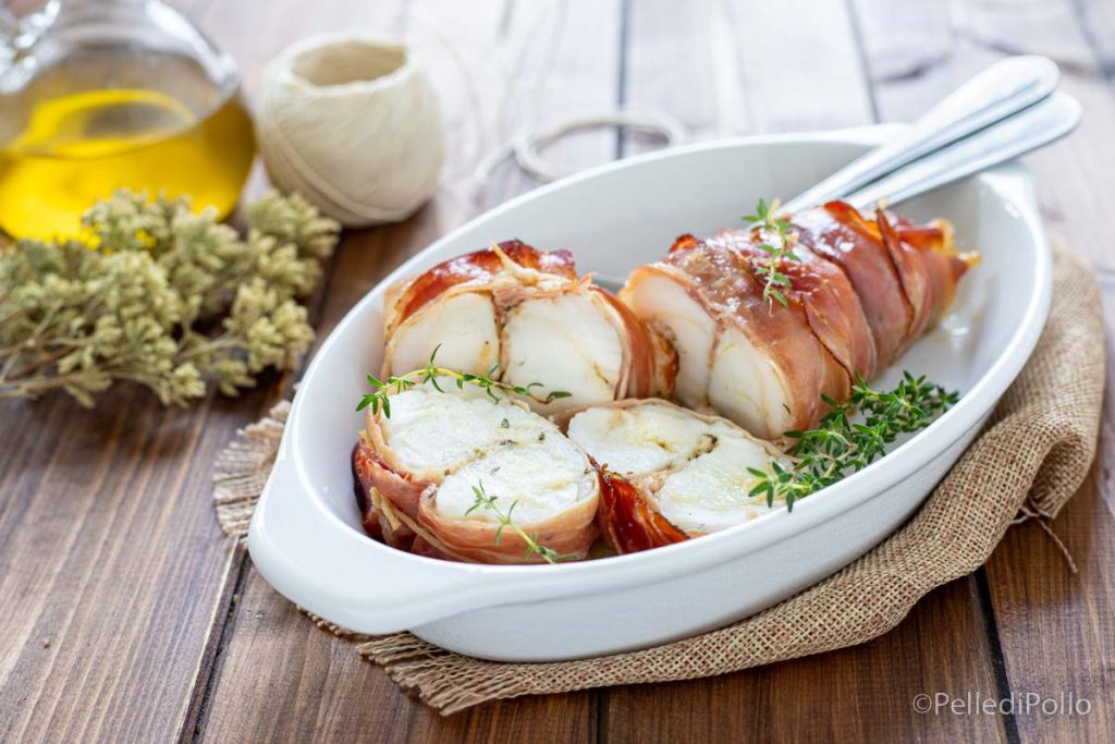 rape al horno con speck
