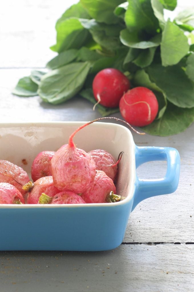 Rábanos asados al horno