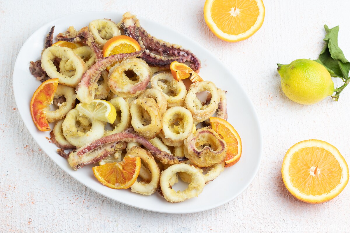 Receta de anillas de calamar al horno