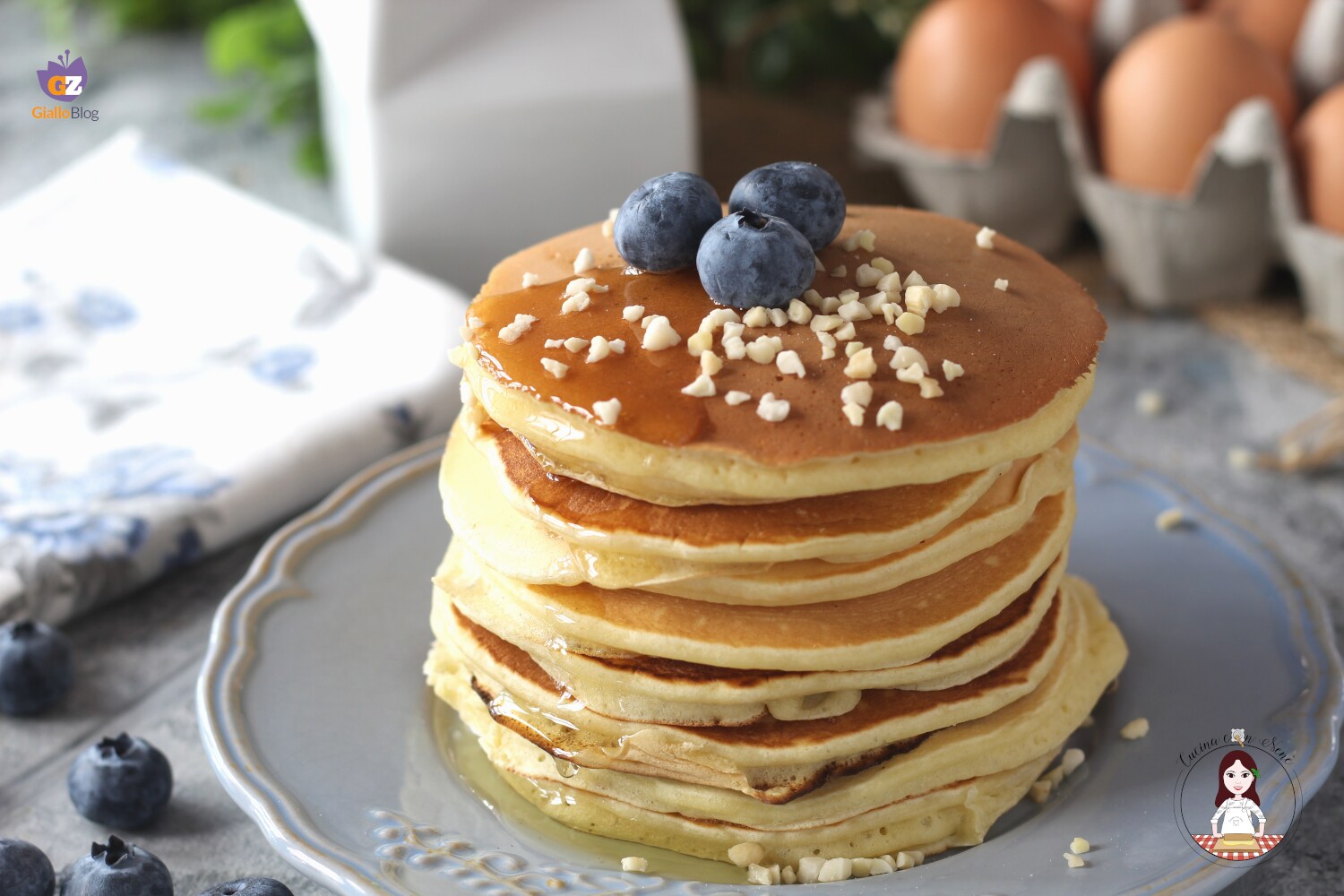 Receta para los pancakes