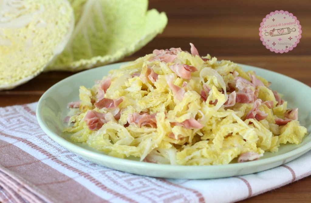 repollo salteado con speck