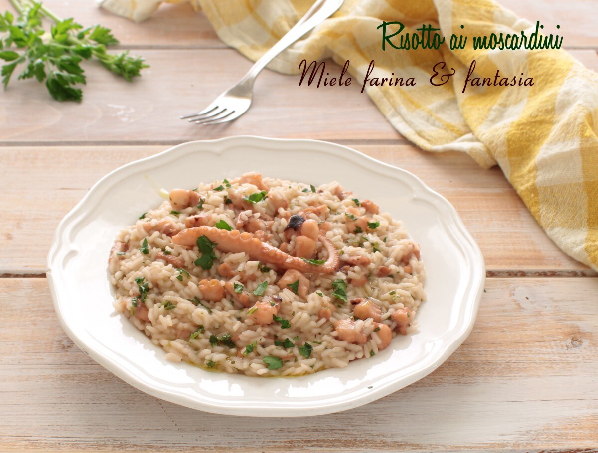Risotto con pulpo