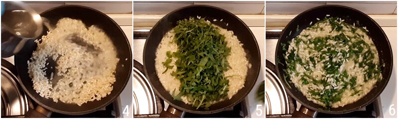 risotto rúcula y stracchino cremoso mantecado sin mantequilla receta risotto especial il chicco di mais 2 tostar arroz