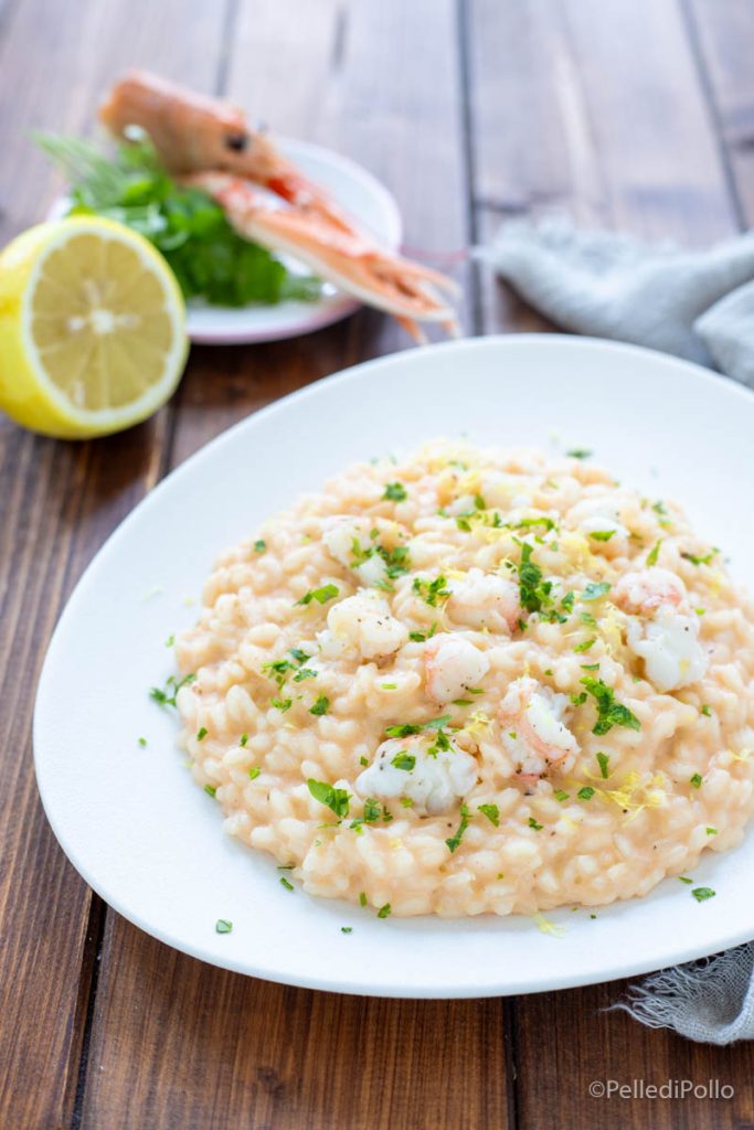 risotto cremoso de cigalas