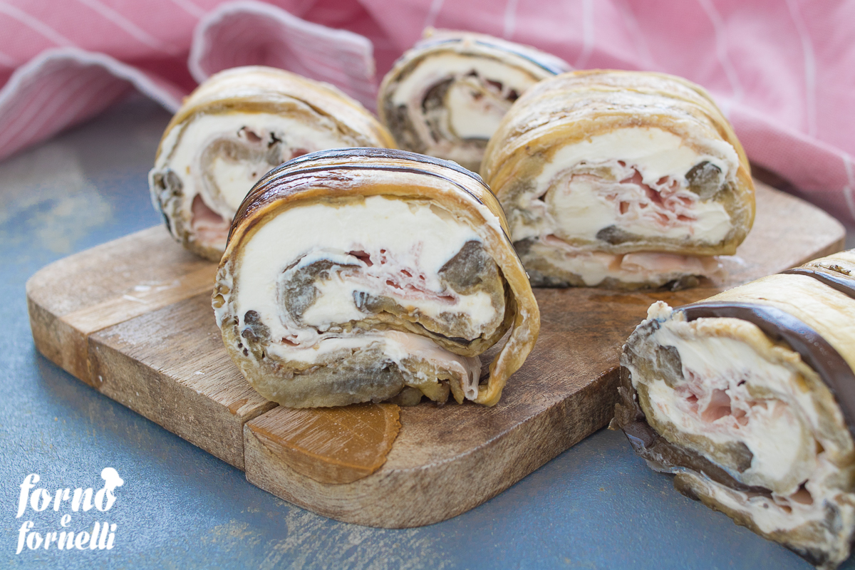 Rollito de berenjenas