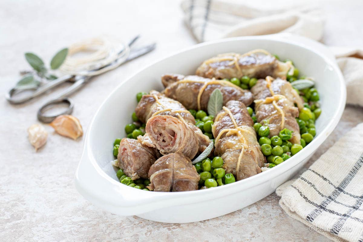 Rollitos de cabecera de cerdo