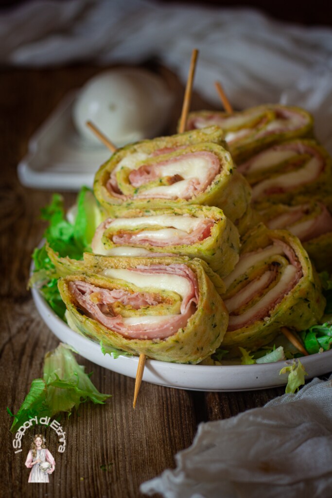 Torta de calabacín rellena