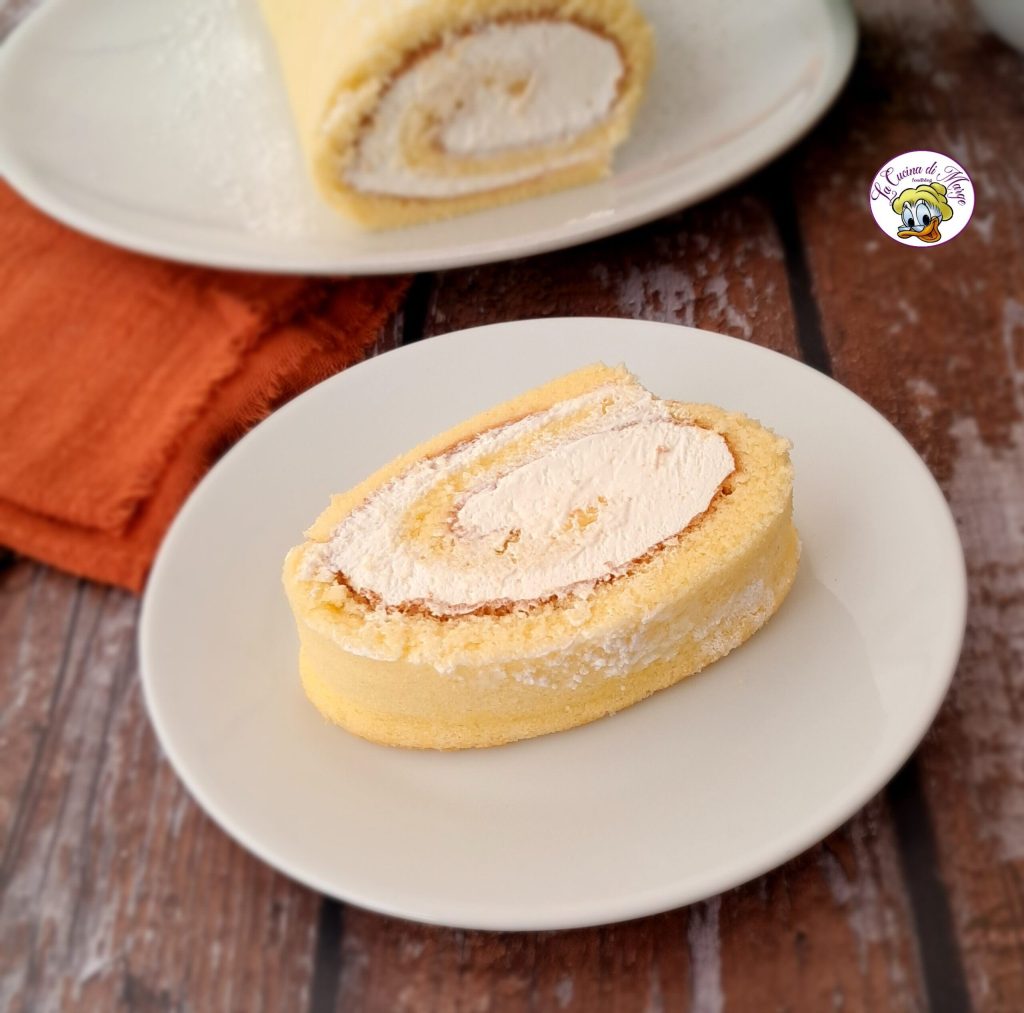 Rollo con crema paradisíaca