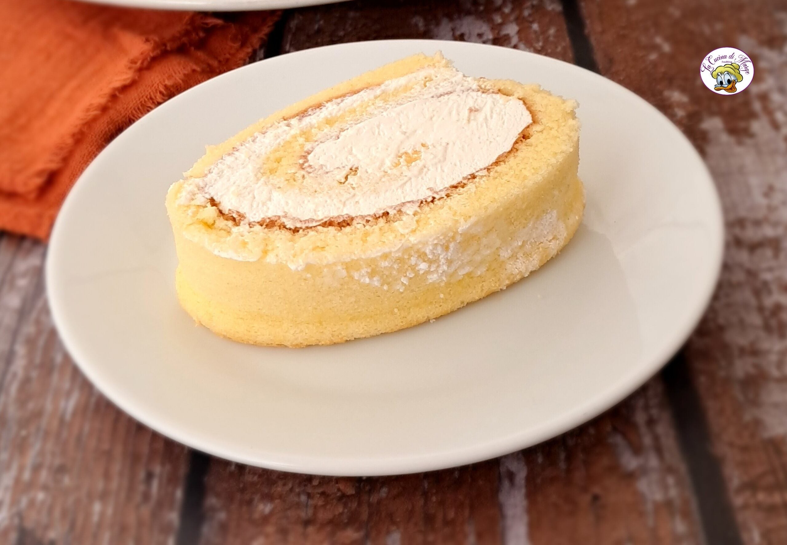 Rollo con crema paradisíaca