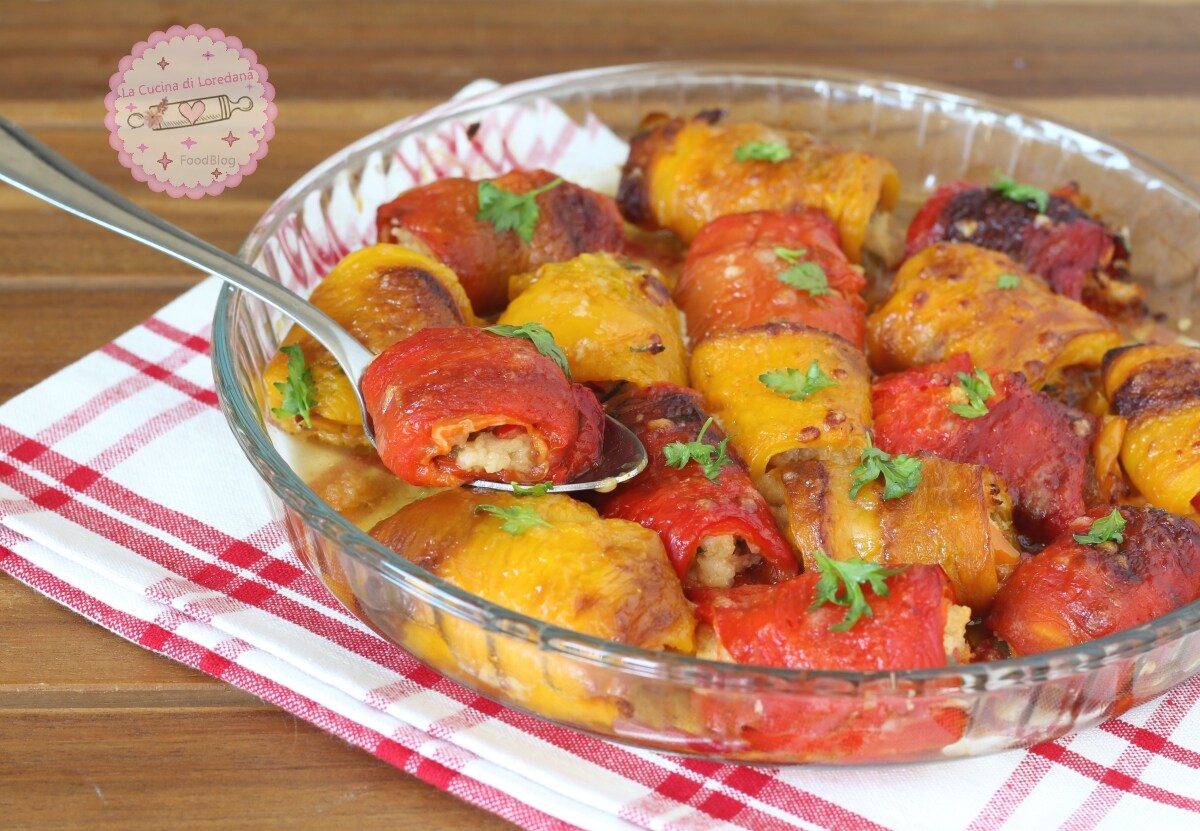 ROLLOS DE PIMIENTOS RELLENOS, la receta más deliciosa con pimientos