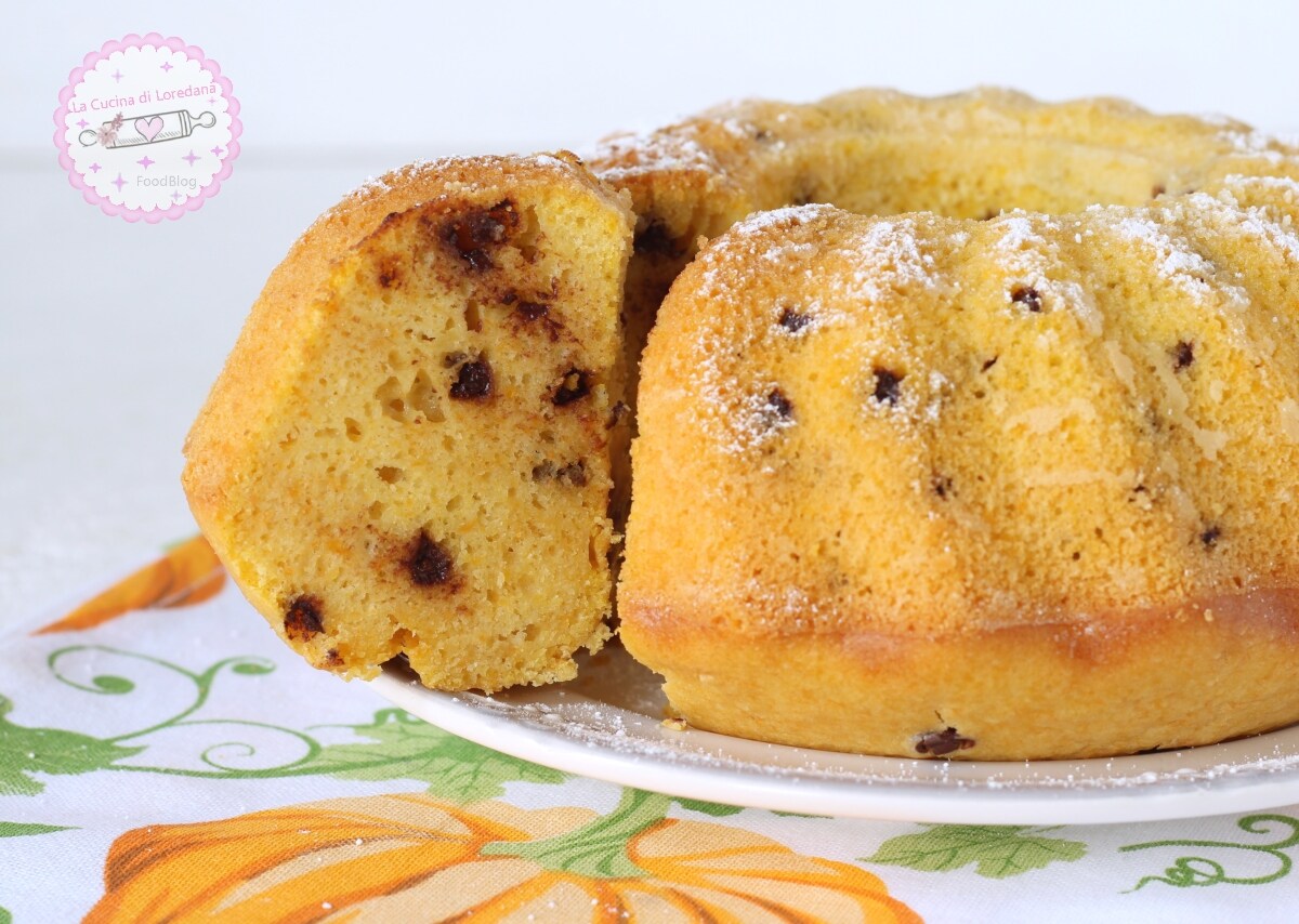 Rosca con calabaza y chocolate