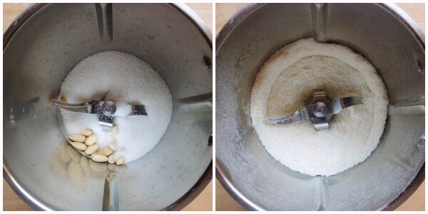 rosca de melocotones - procedimiento 1