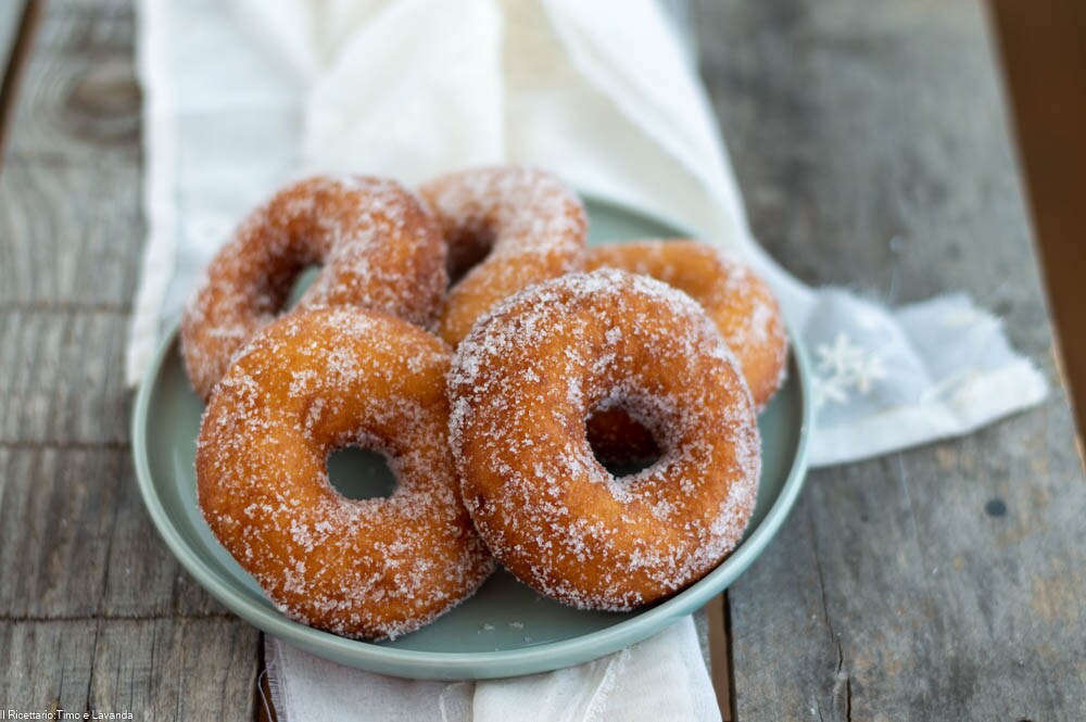Rosquillas fritas sin gluten