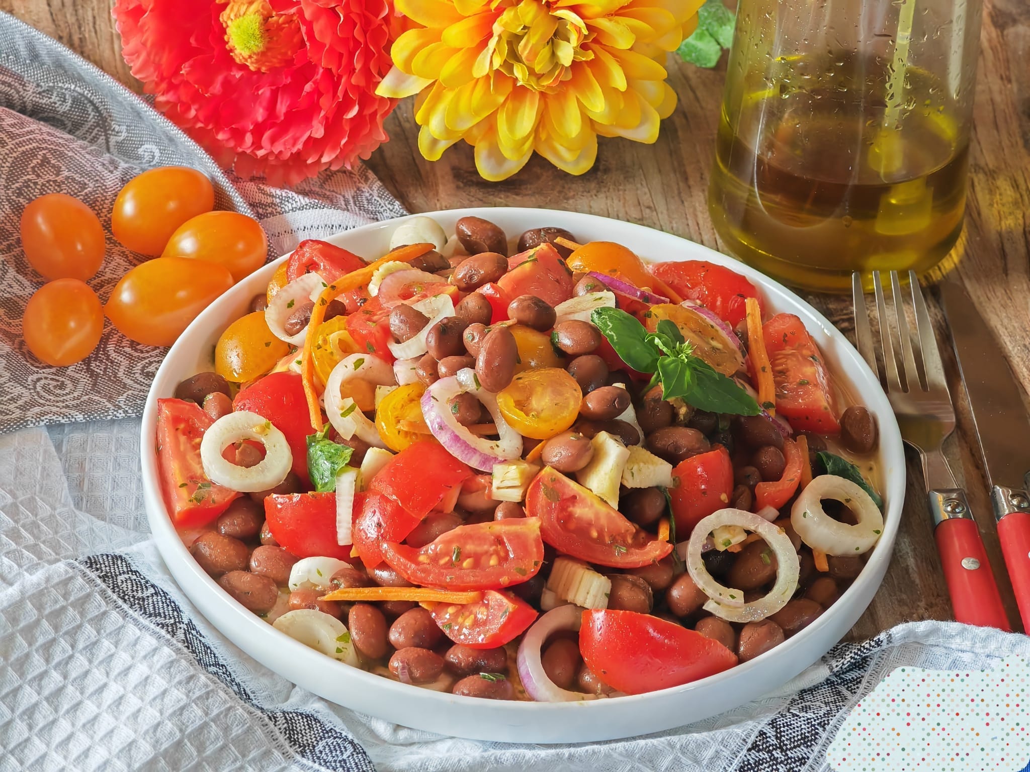 Ensalada de alubias de verano