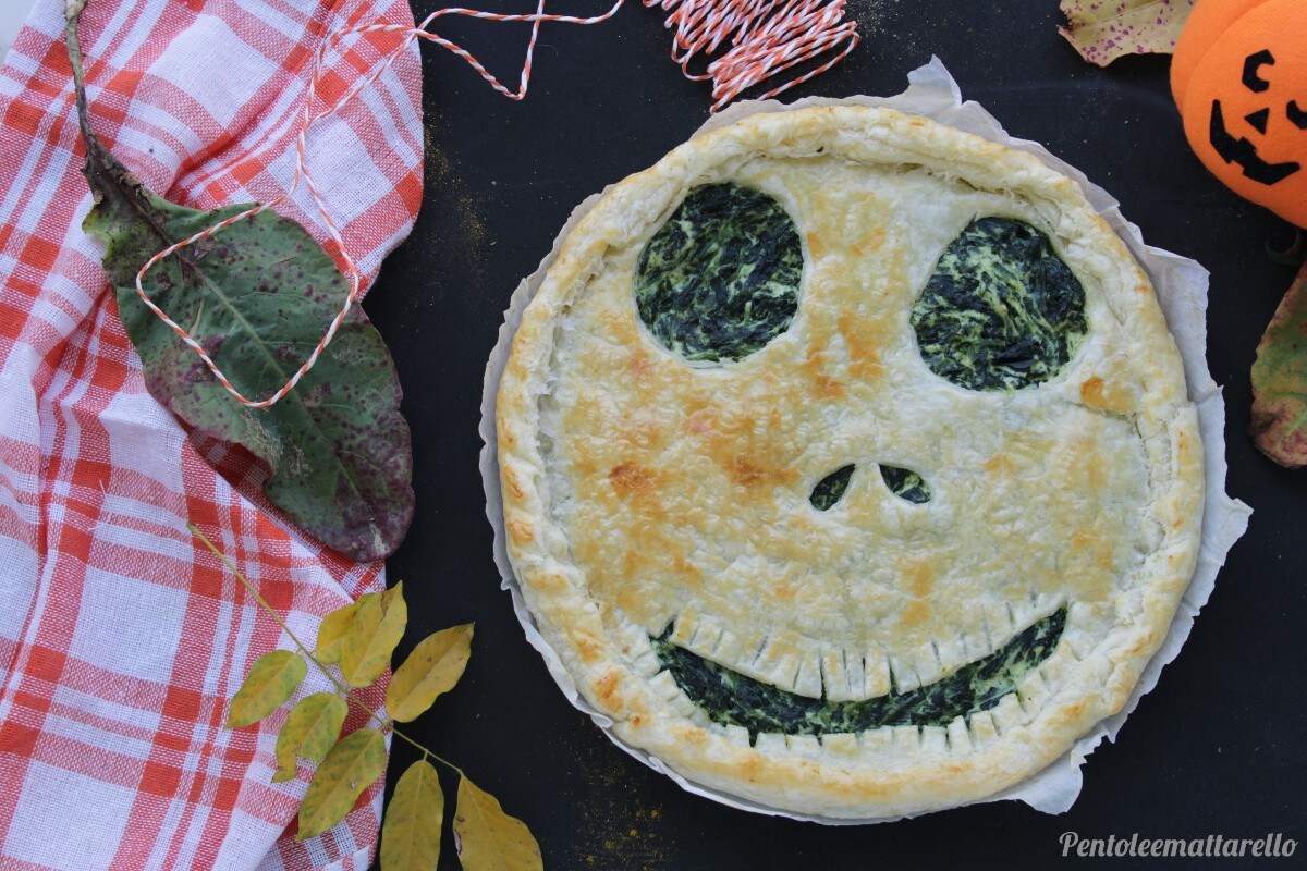 Tarta salada de Halloween