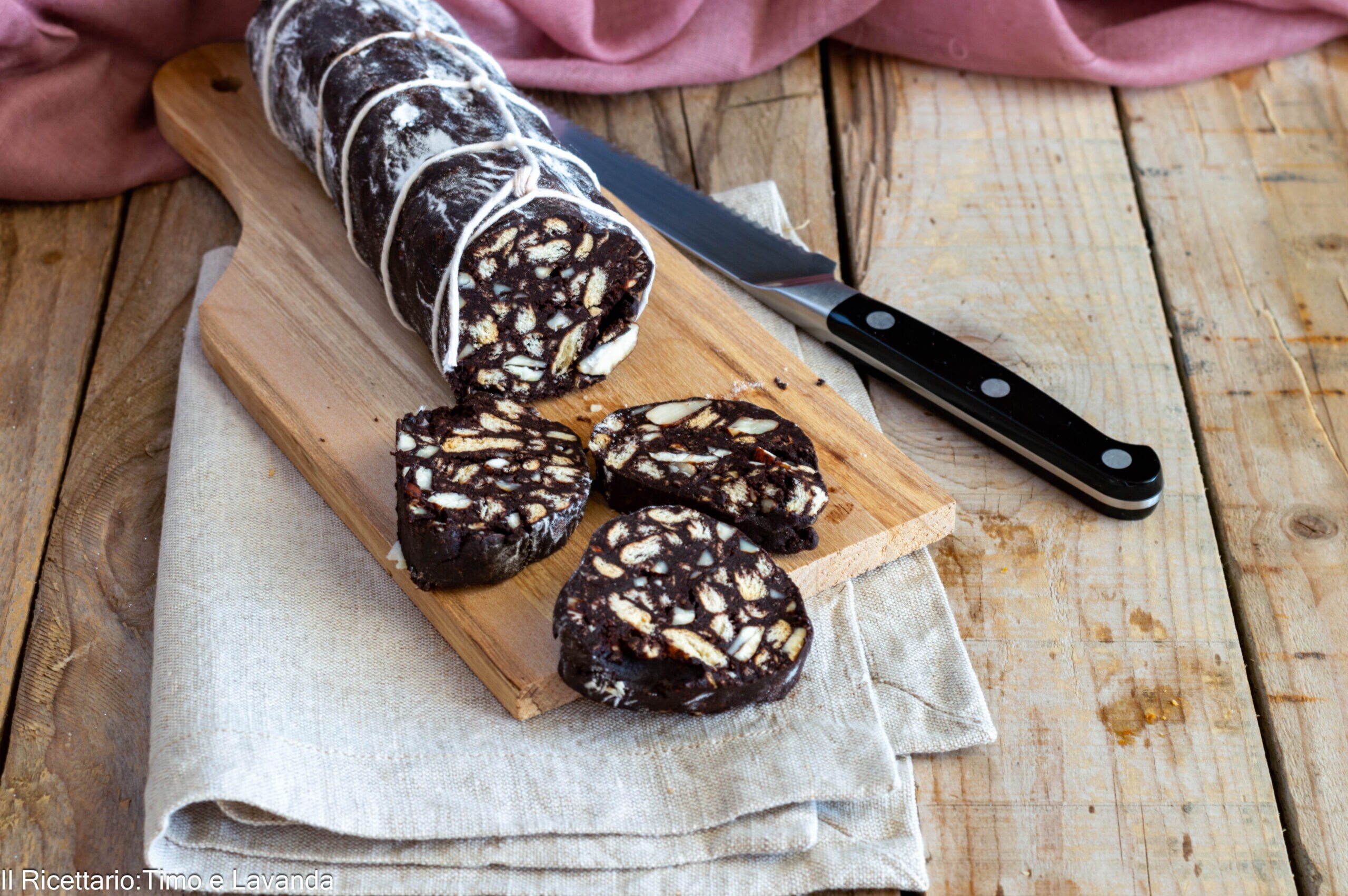 Salchichón de chocolate