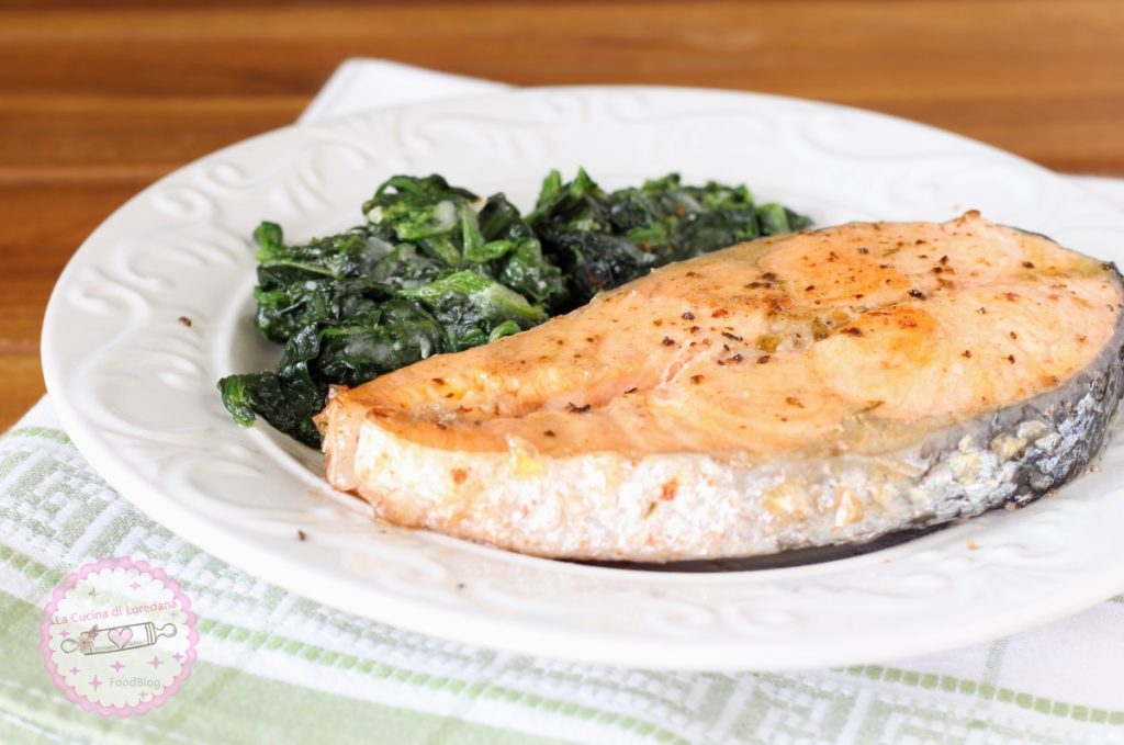 salmón a la sartén