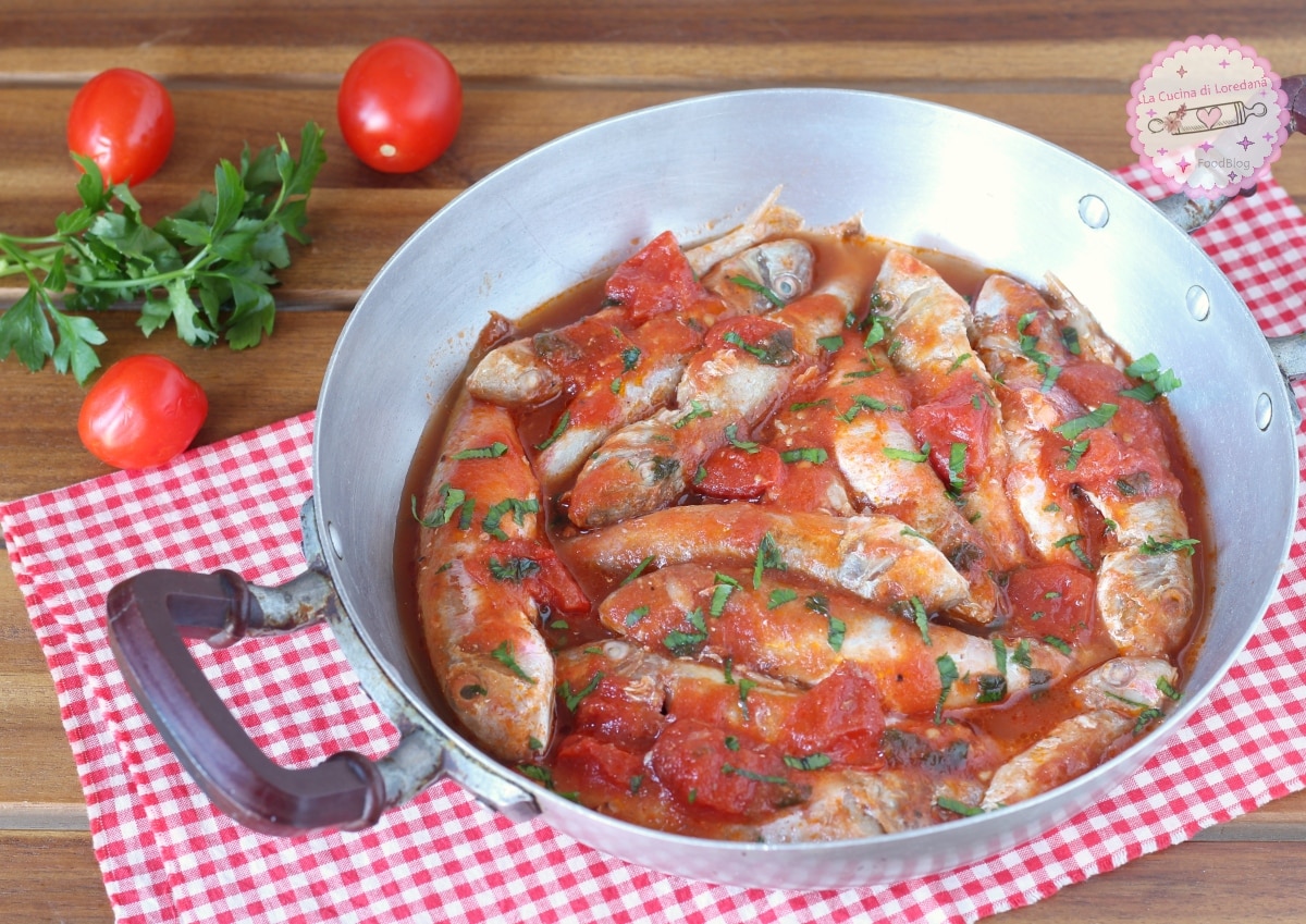 SALMONETES A LA LIVORNESA, un segundo de pescado buenísimo