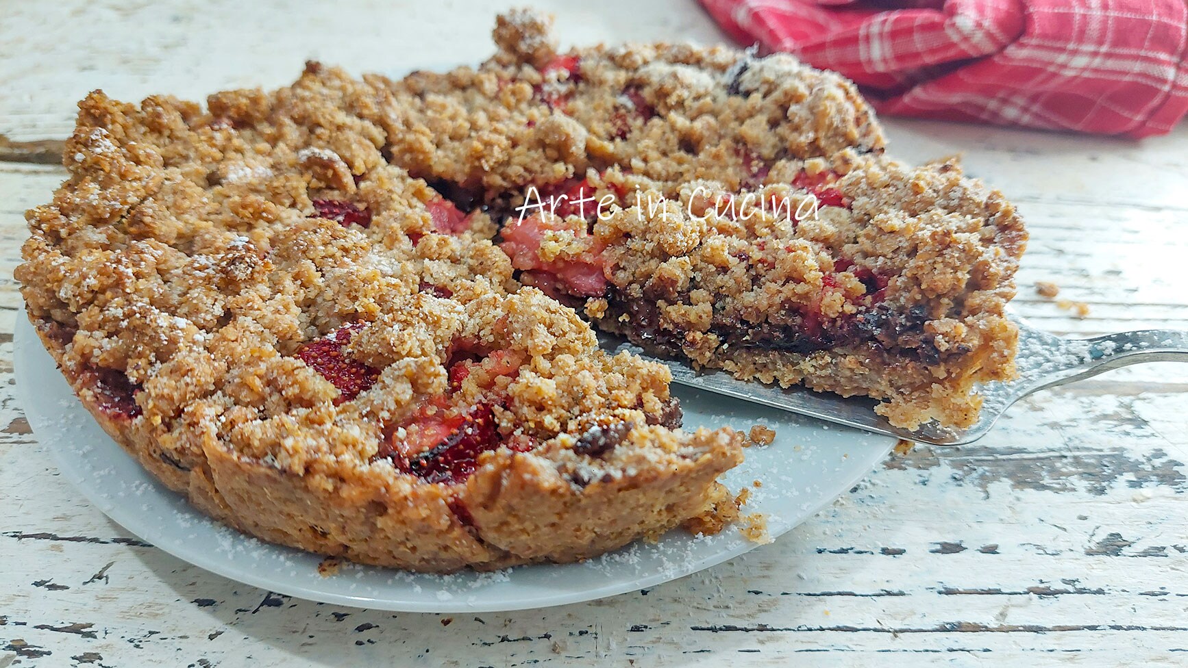 SBRICIOLADA FRESAS y CHOCOLATE