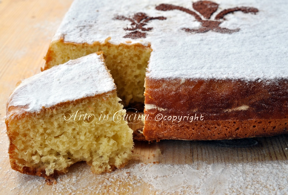 Schiacciata fiorentina receta dulce de carnaval
