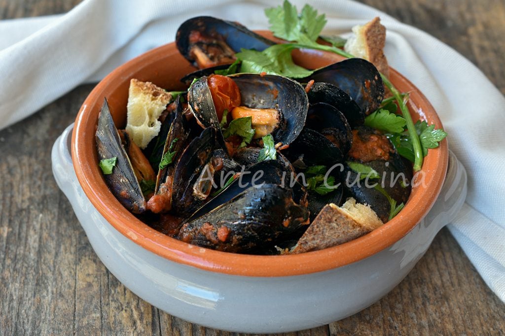 Sopa de mejillones napolitana del jueves santo
