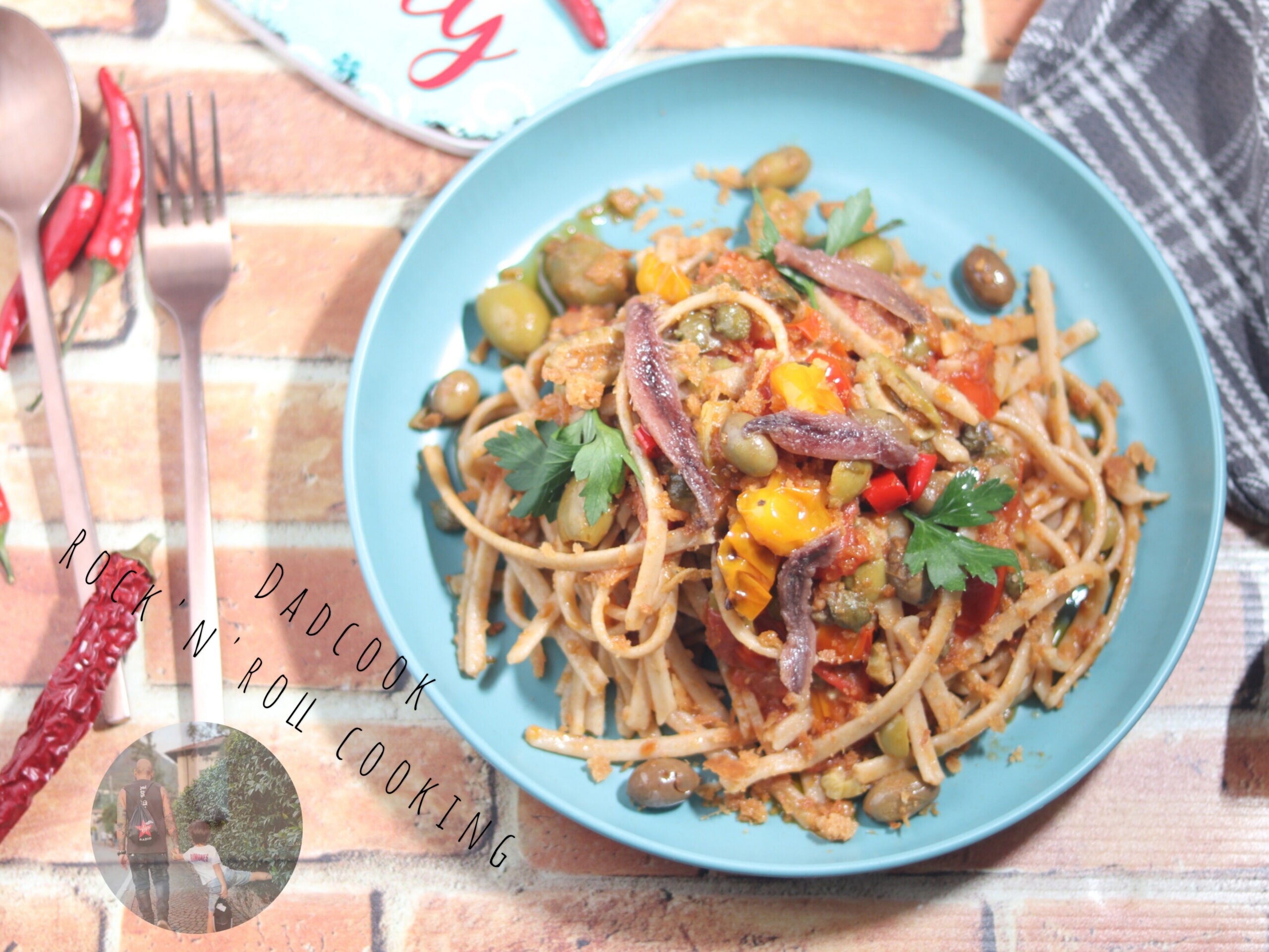 Stroncatura calabrese con anchoas