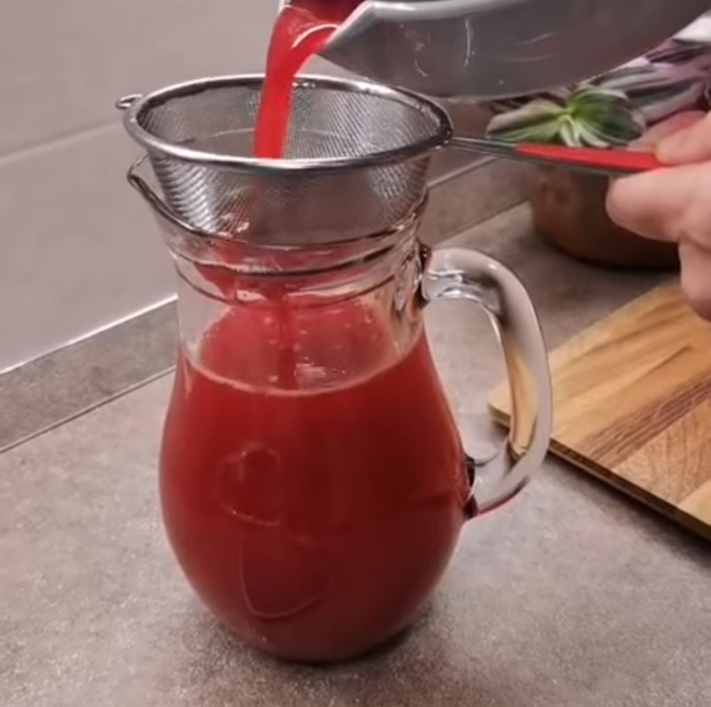 El gel de sandía dulce siciliano