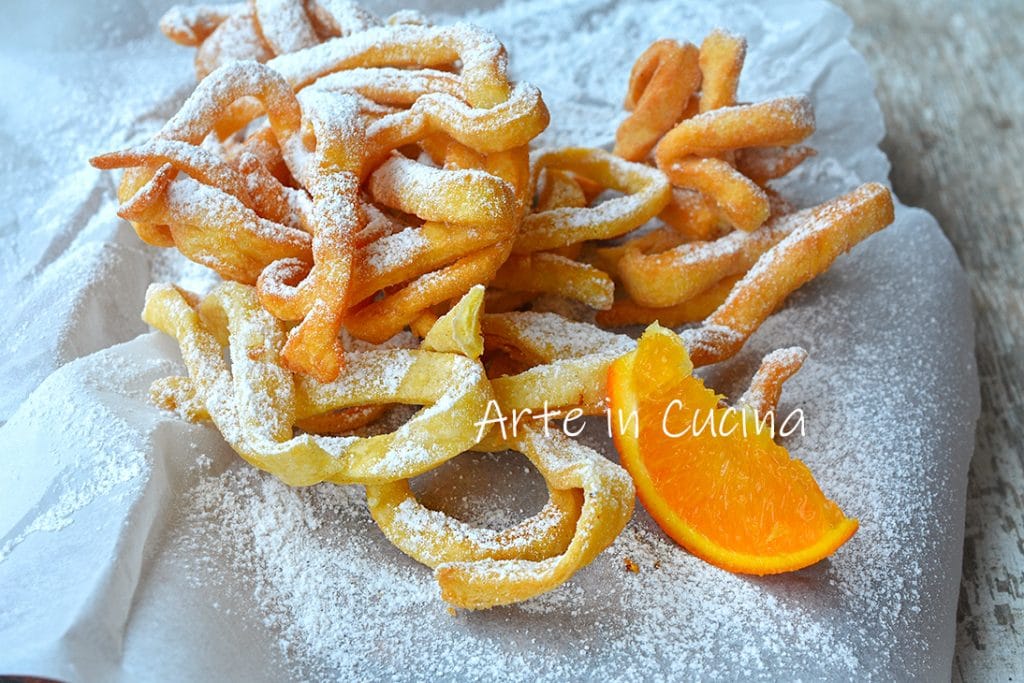 Tagliatelle de carnaval a la naranja