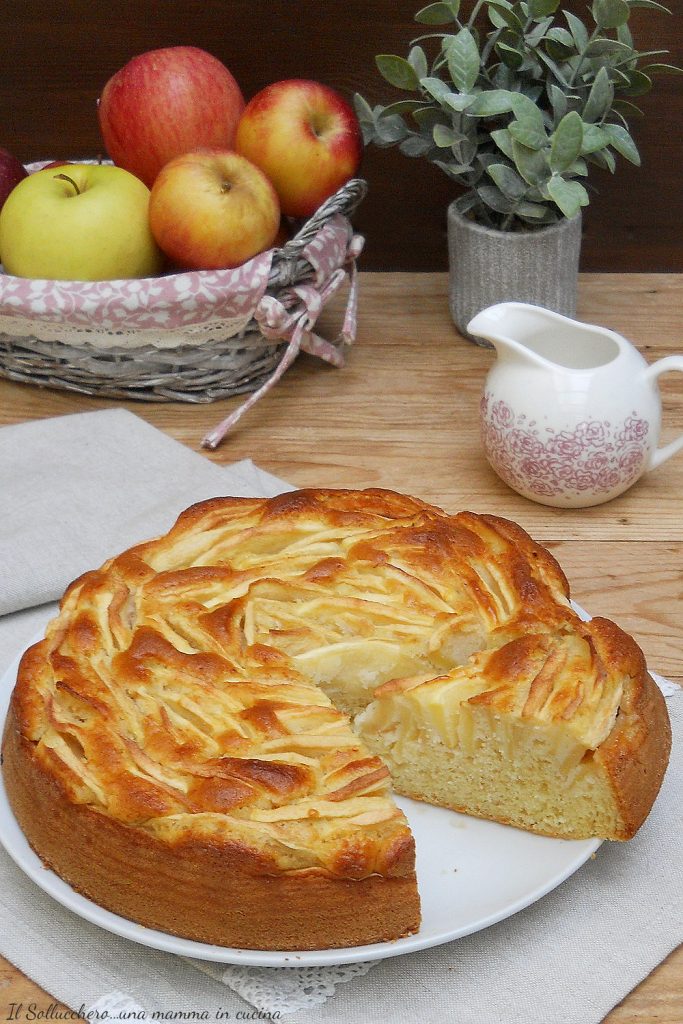 tarta 5 minutos manzanas y naranja vert