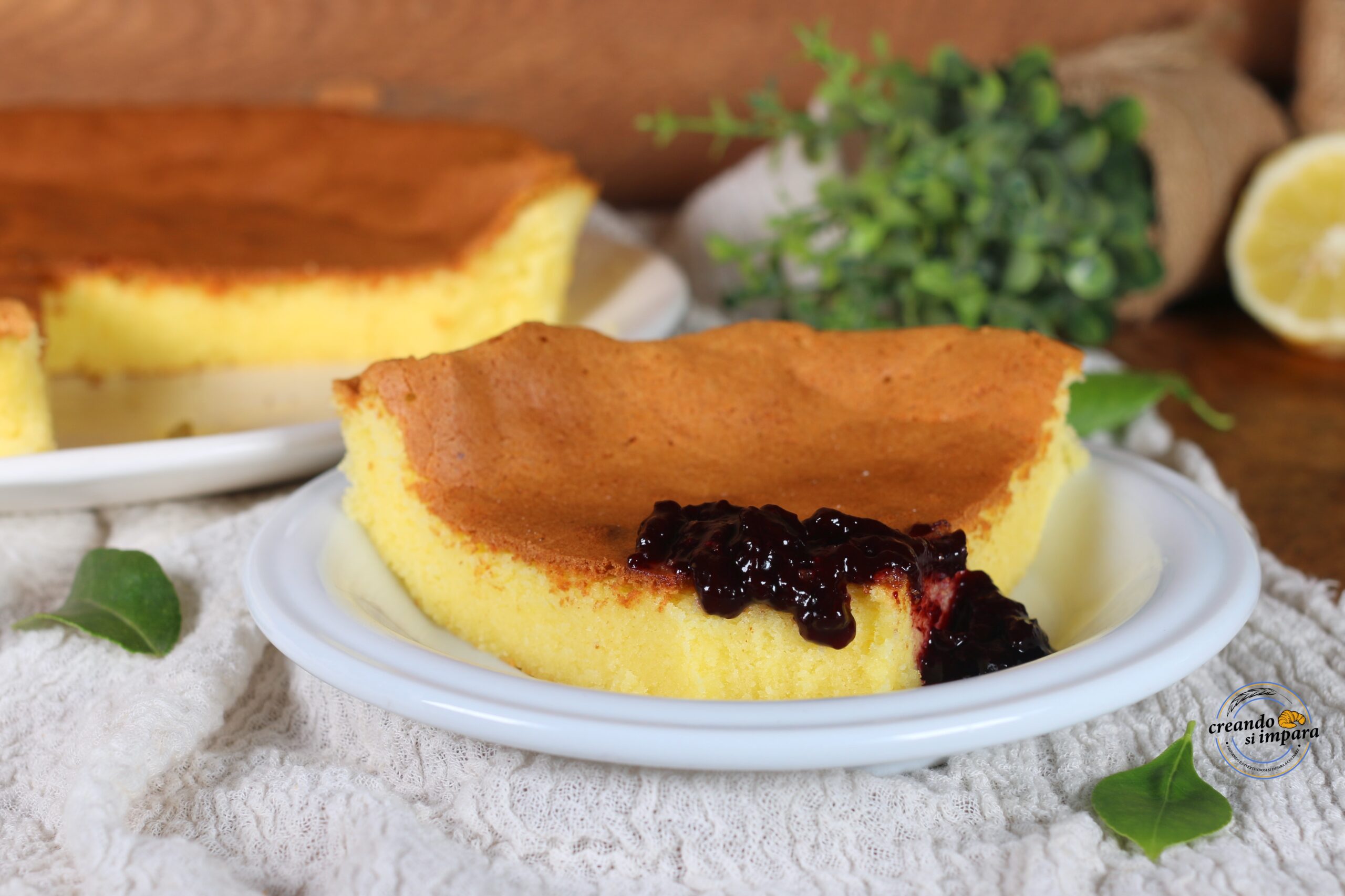 Tarta de chocolate blanco y limón