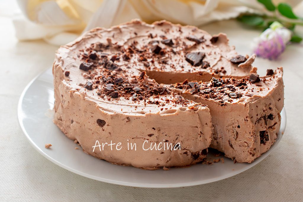 Tarta de chocolate semifrío