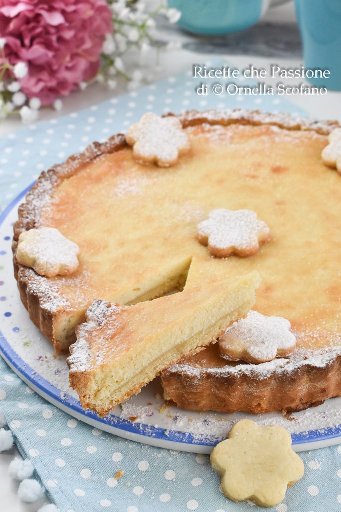 receta tarta con crema de ricotta