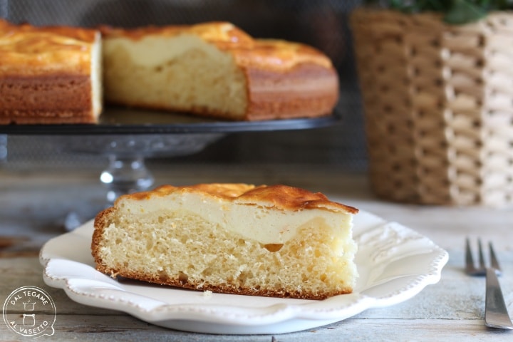Tarta de ricotta y naranja en freidora de aire