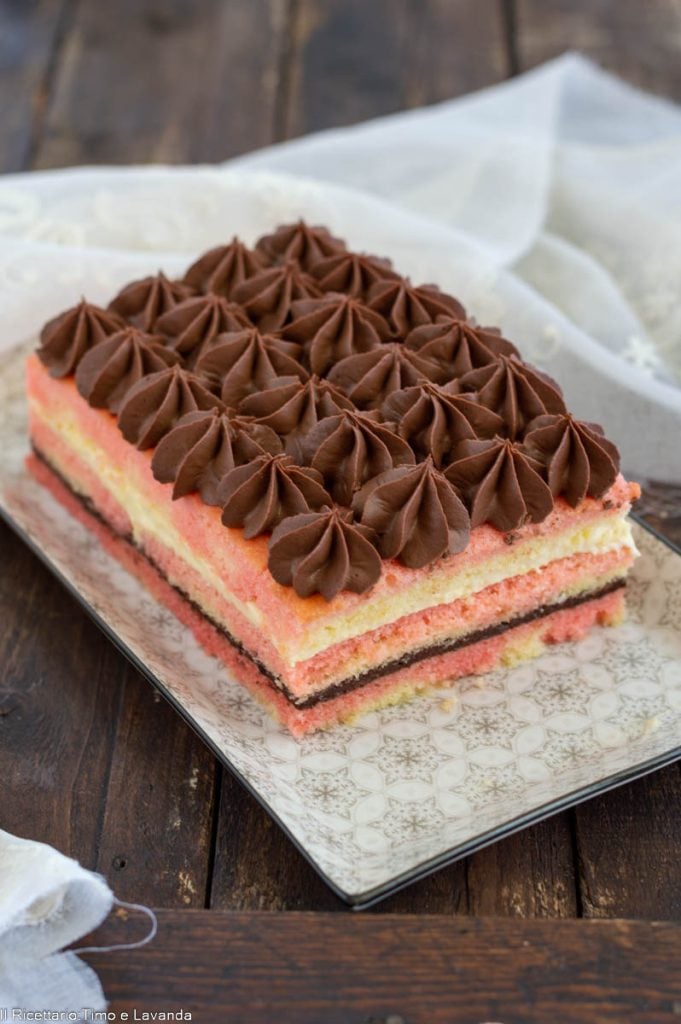 Tarta de crema inglesa