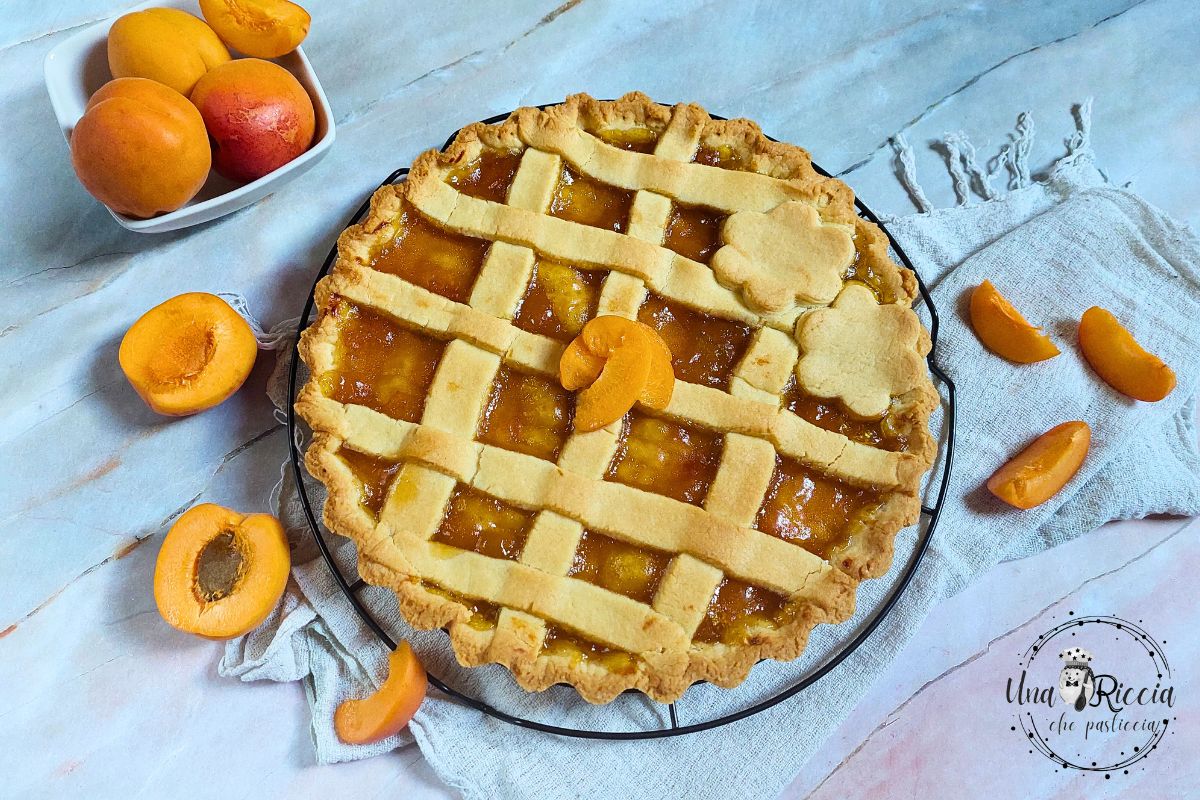 Tarta de albaricoque, ¡sin huevos y sin mantequilla!