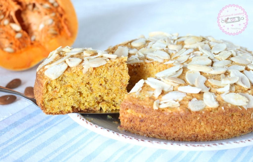 tarta de calabaza y almendras