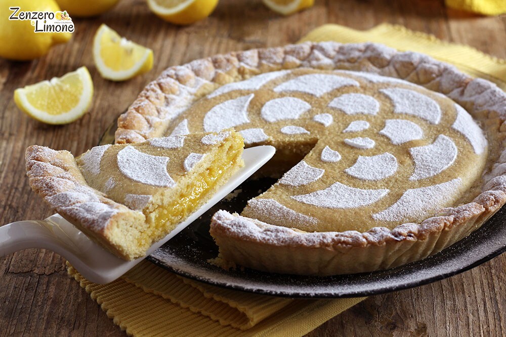 Tarta de crema de limón