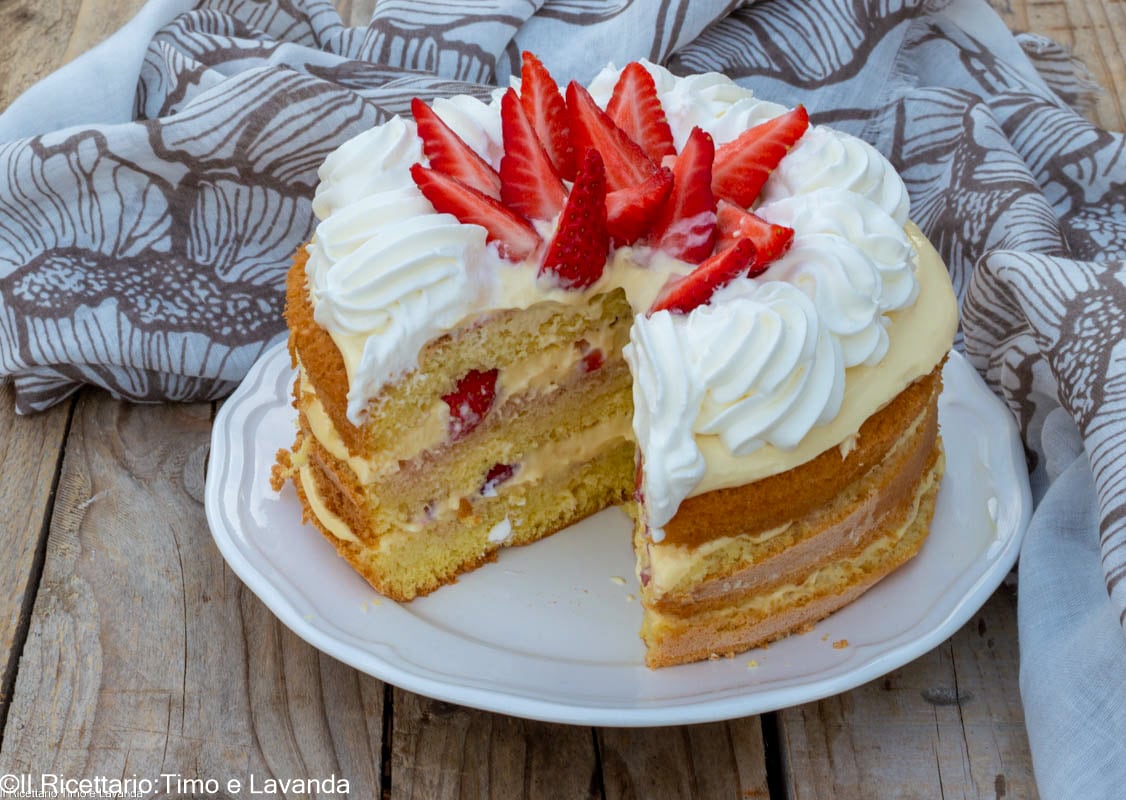 Tarta de fresas