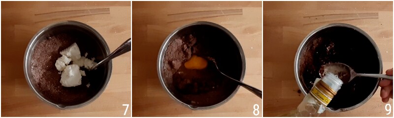 tarta de frutos secos y cacao sin mantequilla con ricotta receta fácil il chicco di mais 2 agregar ricotta y huevo