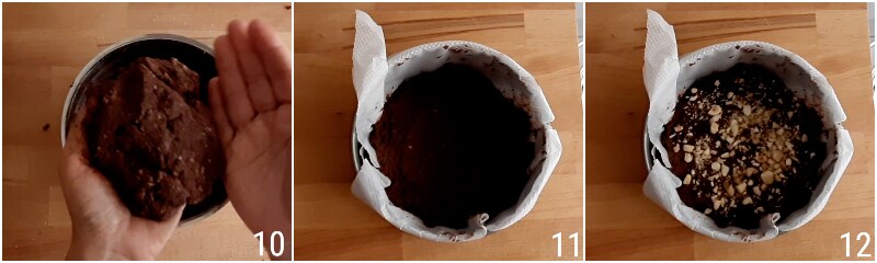 tarta de frutos secos y cacao sin mantequilla con ricotta receta fácil il chicco di mais 3 hacer masa