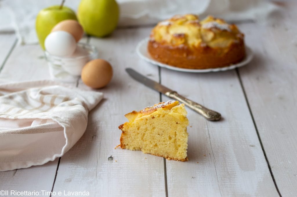 tarta de manzana con aceite