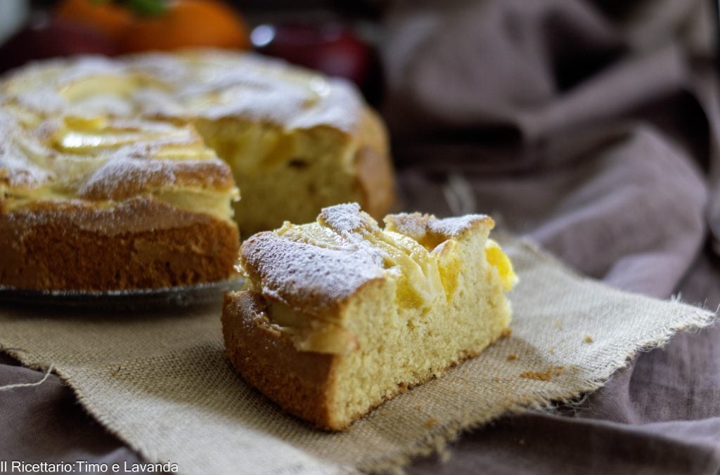 tarta de manzanas y naranjas
