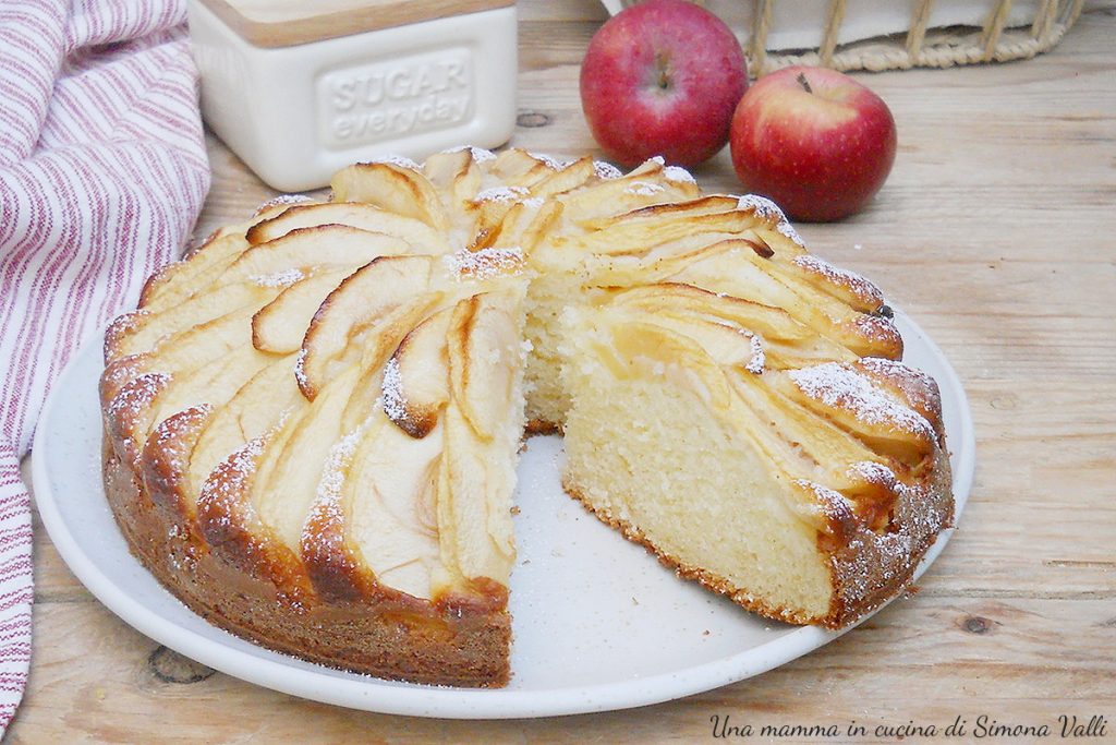 tarta del 2 ricotta y manzanas