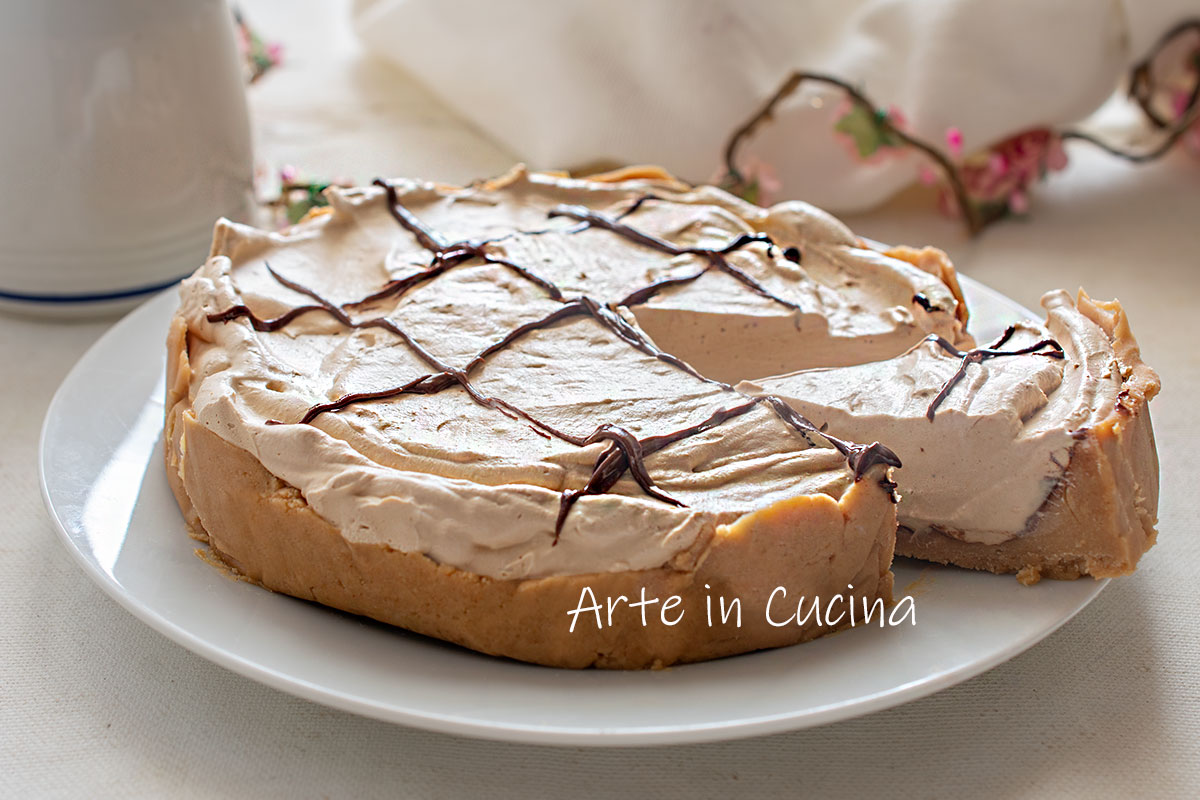 Tarta fría de capuchino sin cocción