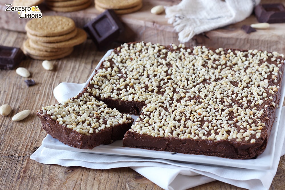 Tarta fría de galletas y chocolate a la buena