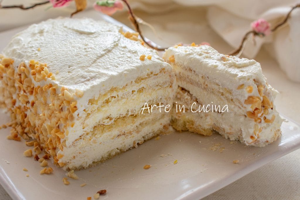 Tarta fría paraíso con pavesini